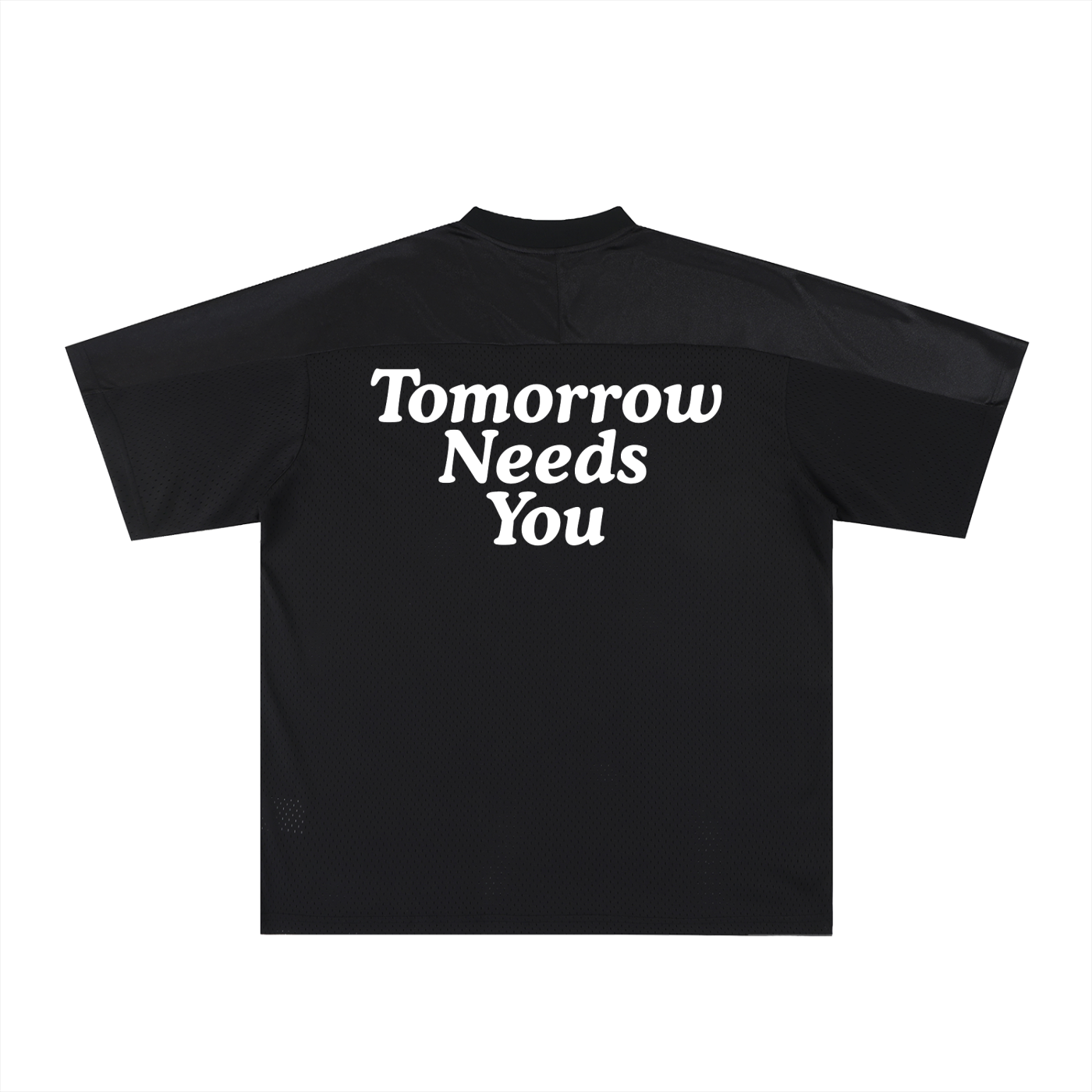 Oversized Tomorrow Needs You Soccer Jersey