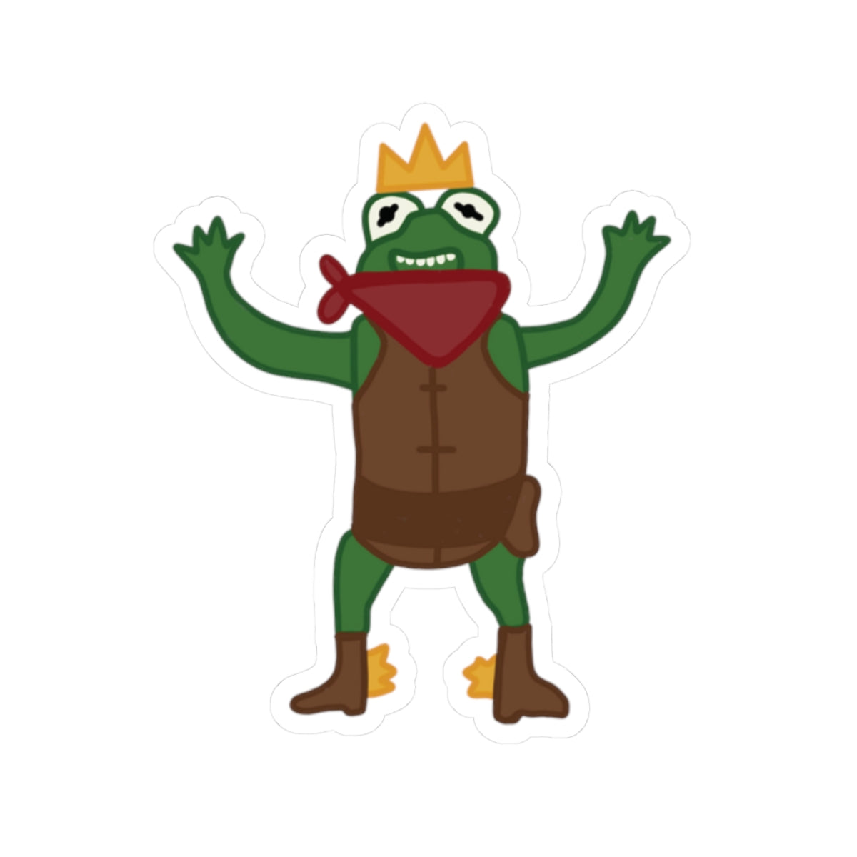 Cowboy King Tod Sticker