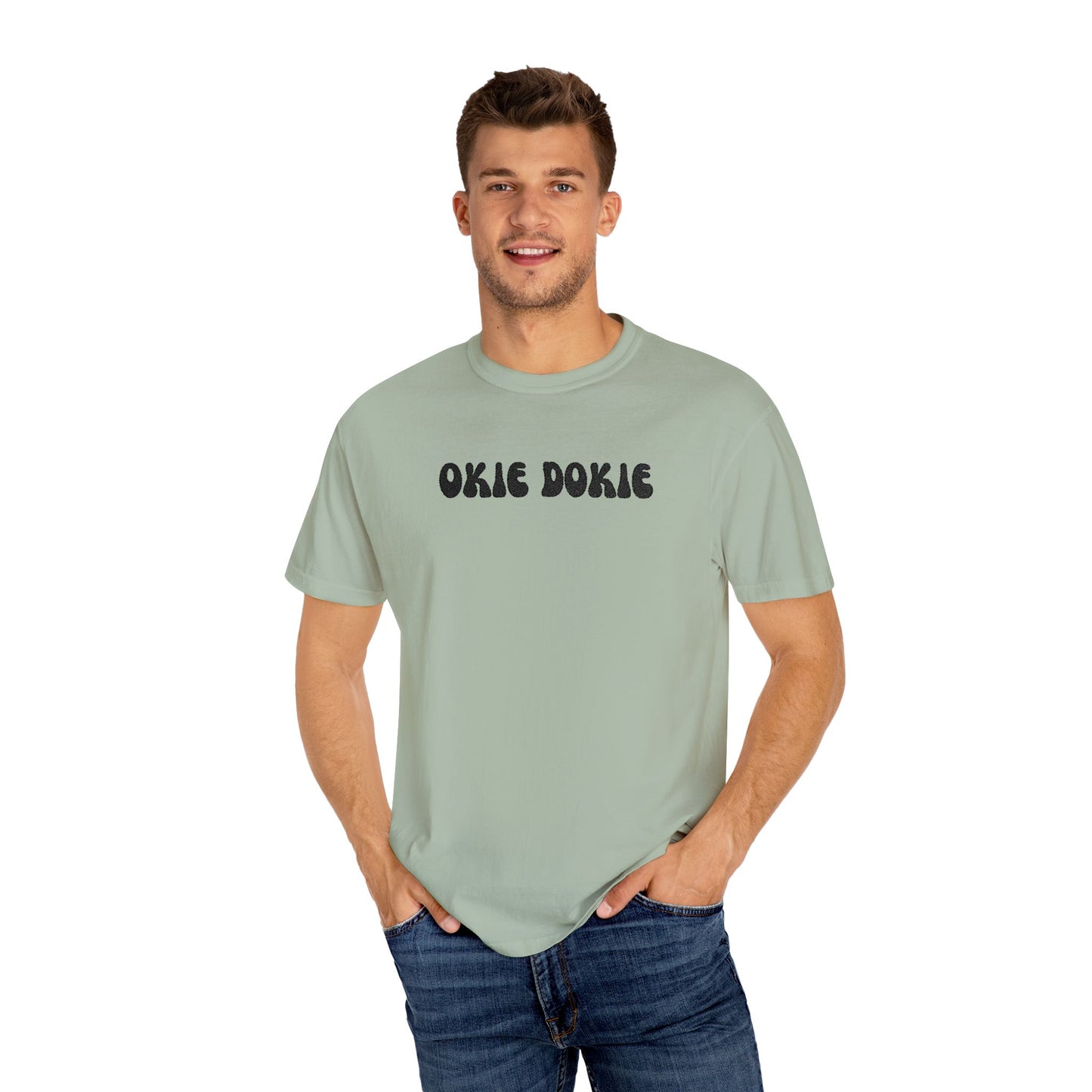 Embroidered Okie Dokie T-shirt