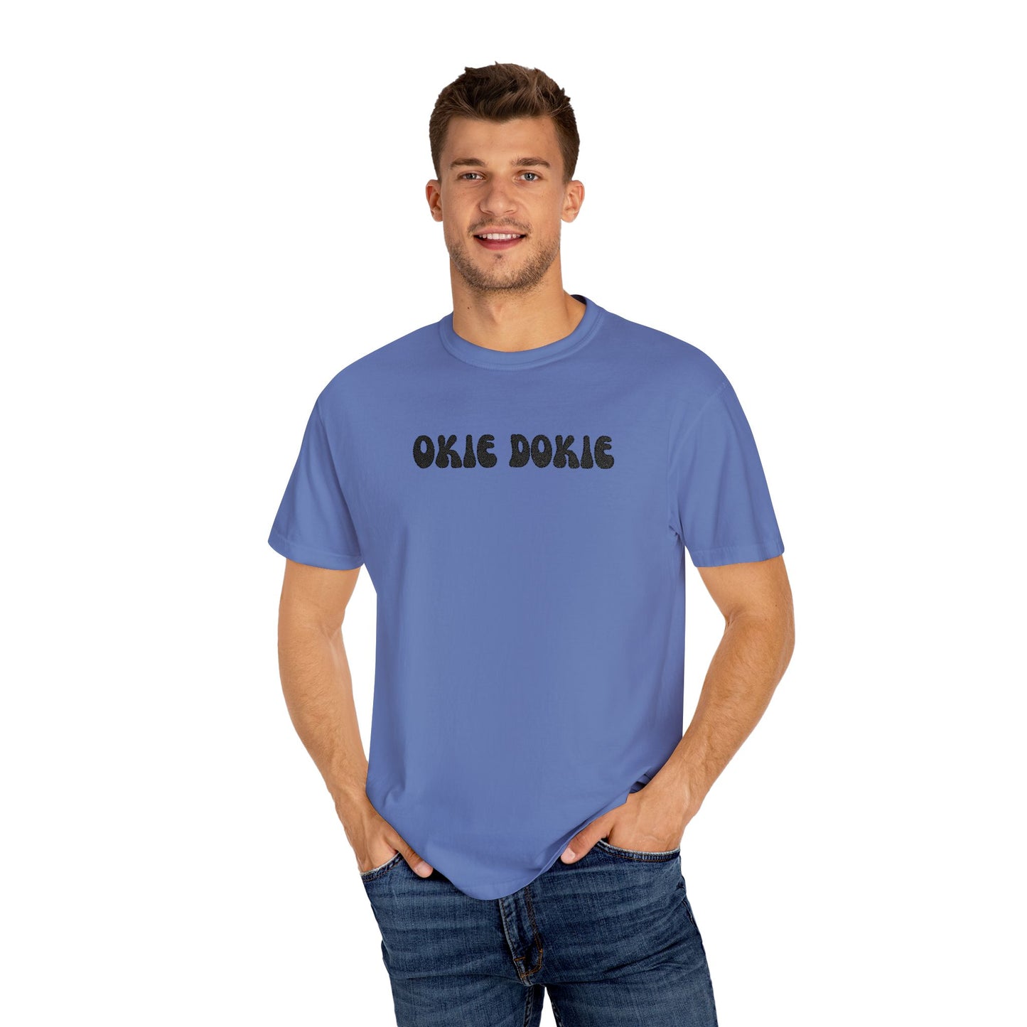 Embroidered Okie Dokie T-shirt