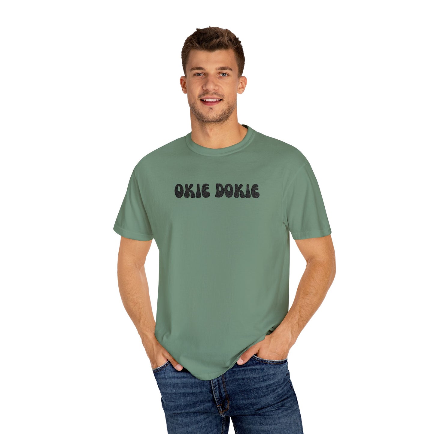 Embroidered Okie Dokie T-shirt