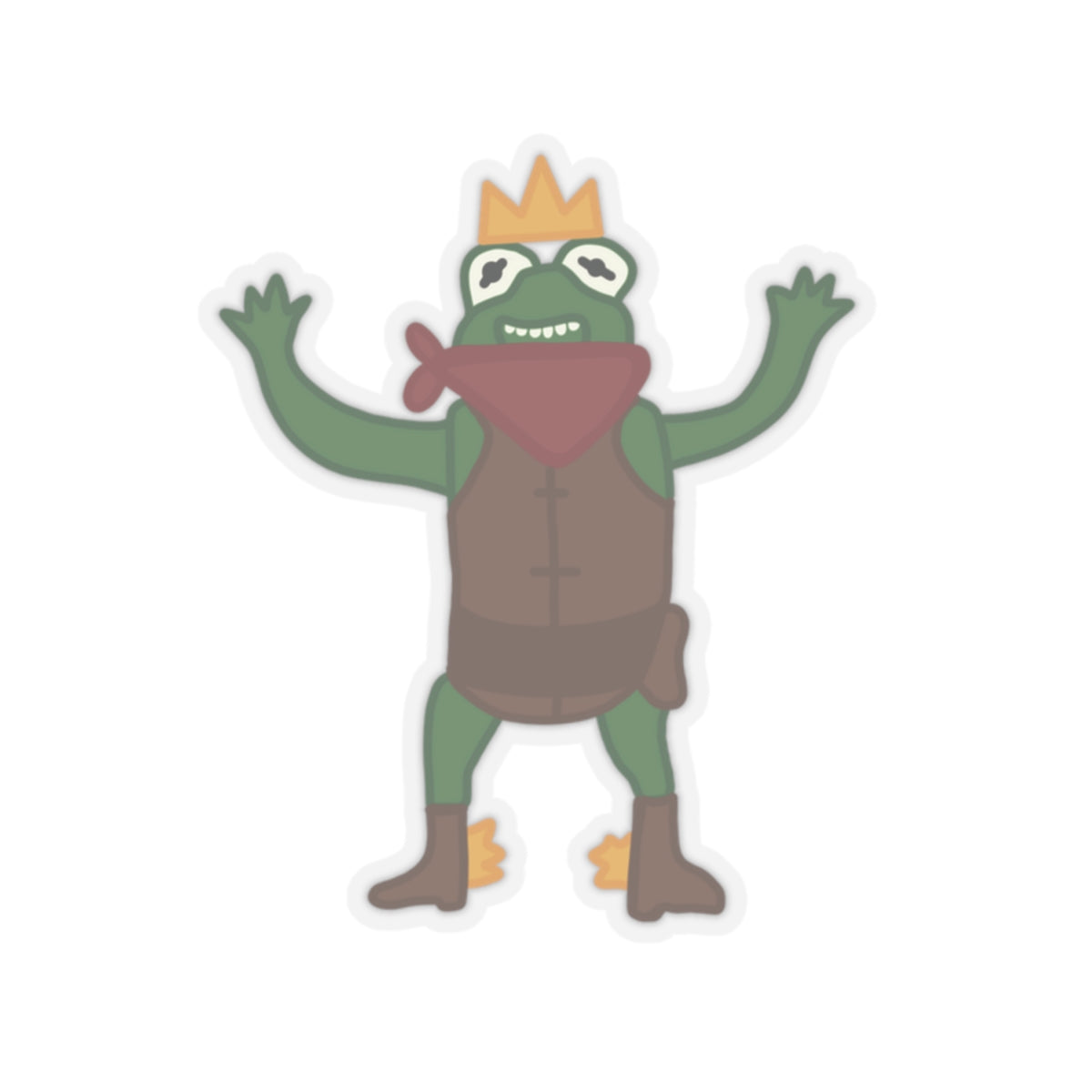 Cowboy King Tod Sticker