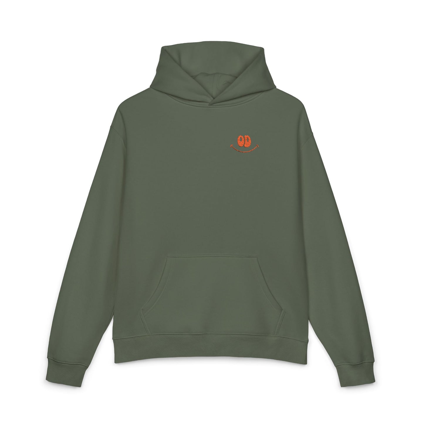 Orange Okie Dokie Logo Relaxed Hoodie (Hunting Hoodie)