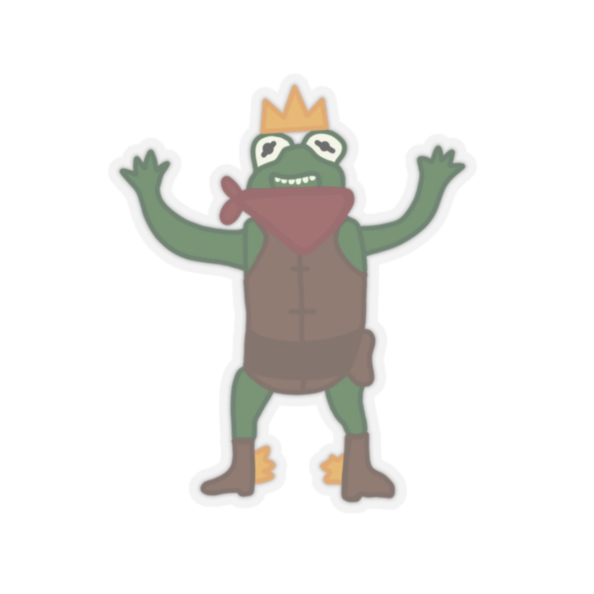 Cowboy King Tod Sticker