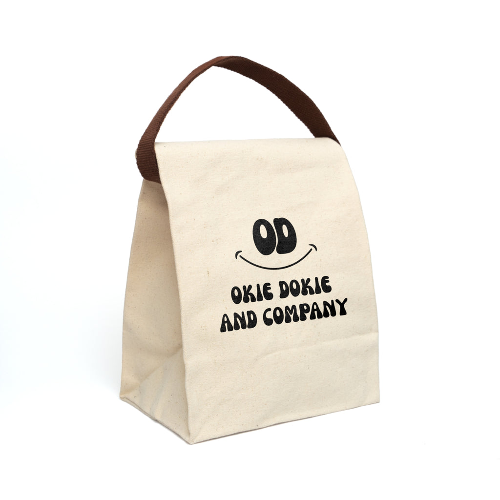 Okie Dokie Canvas Lunch Bag With Strap