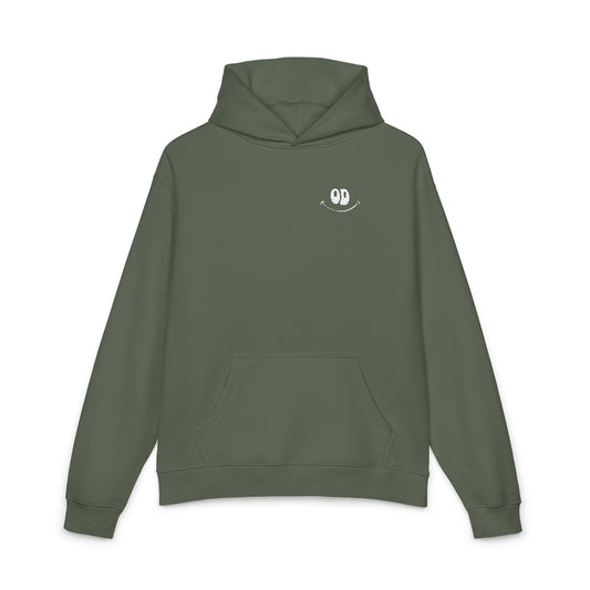 White Okie Dokie Logo Relaxed Hoodie
