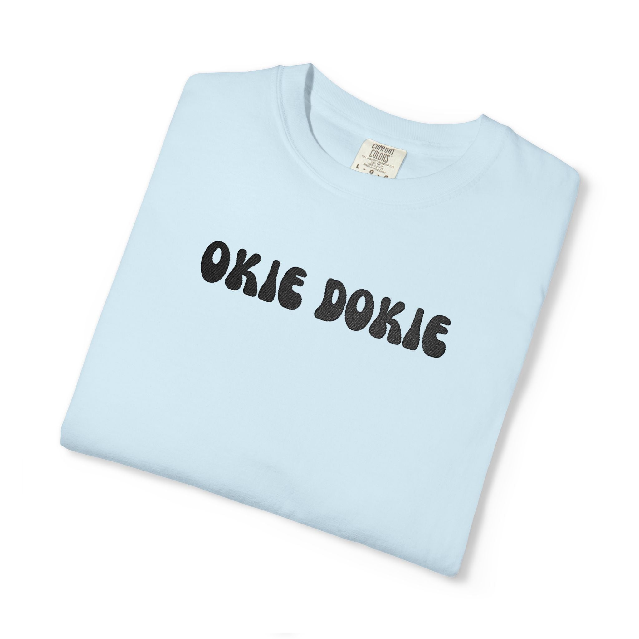 Embroidered Okie Dokie T-shirt