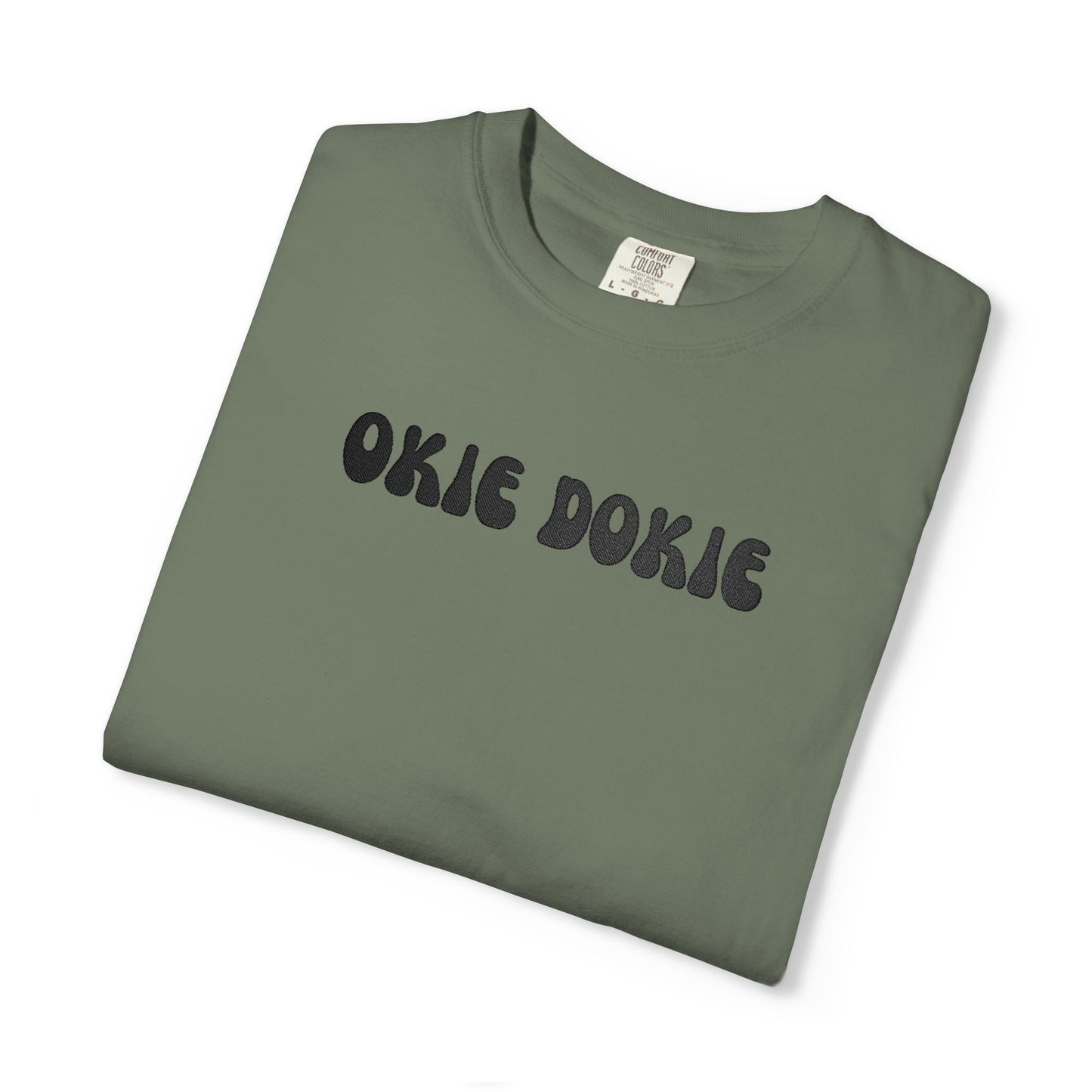 Embroidered Okie Dokie T-shirt