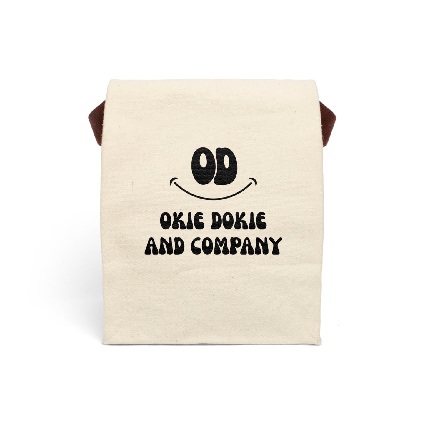 Okie Dokie Canvas Lunch Bag With Strap