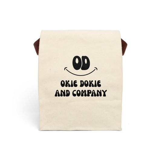 Okie Dokie Canvas Lunch Bag With Strap