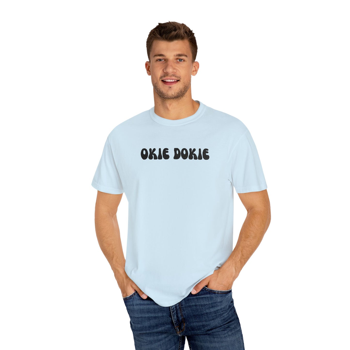 Embroidered Okie Dokie T-shirt
