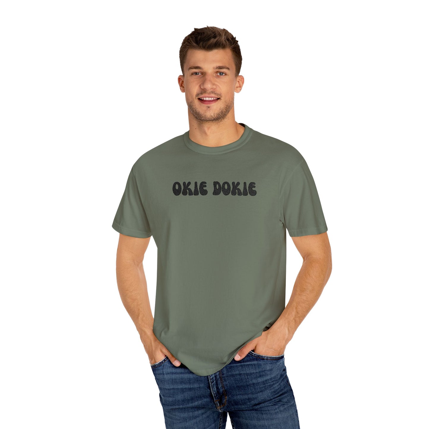 Embroidered Okie Dokie T-shirt