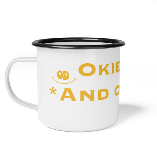 Okie Dokie Enamel Cup