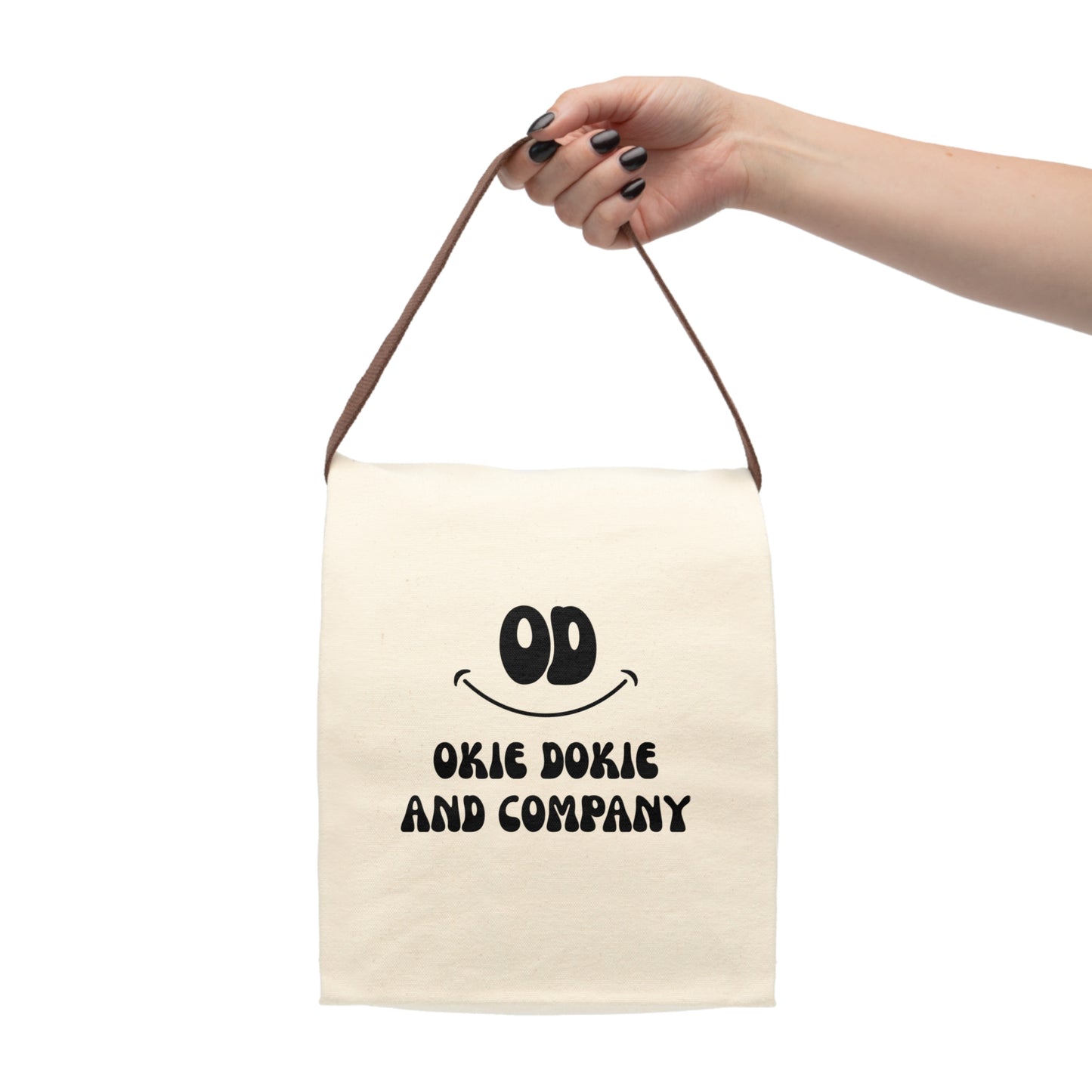 Okie Dokie Canvas Lunch Bag With Strap
