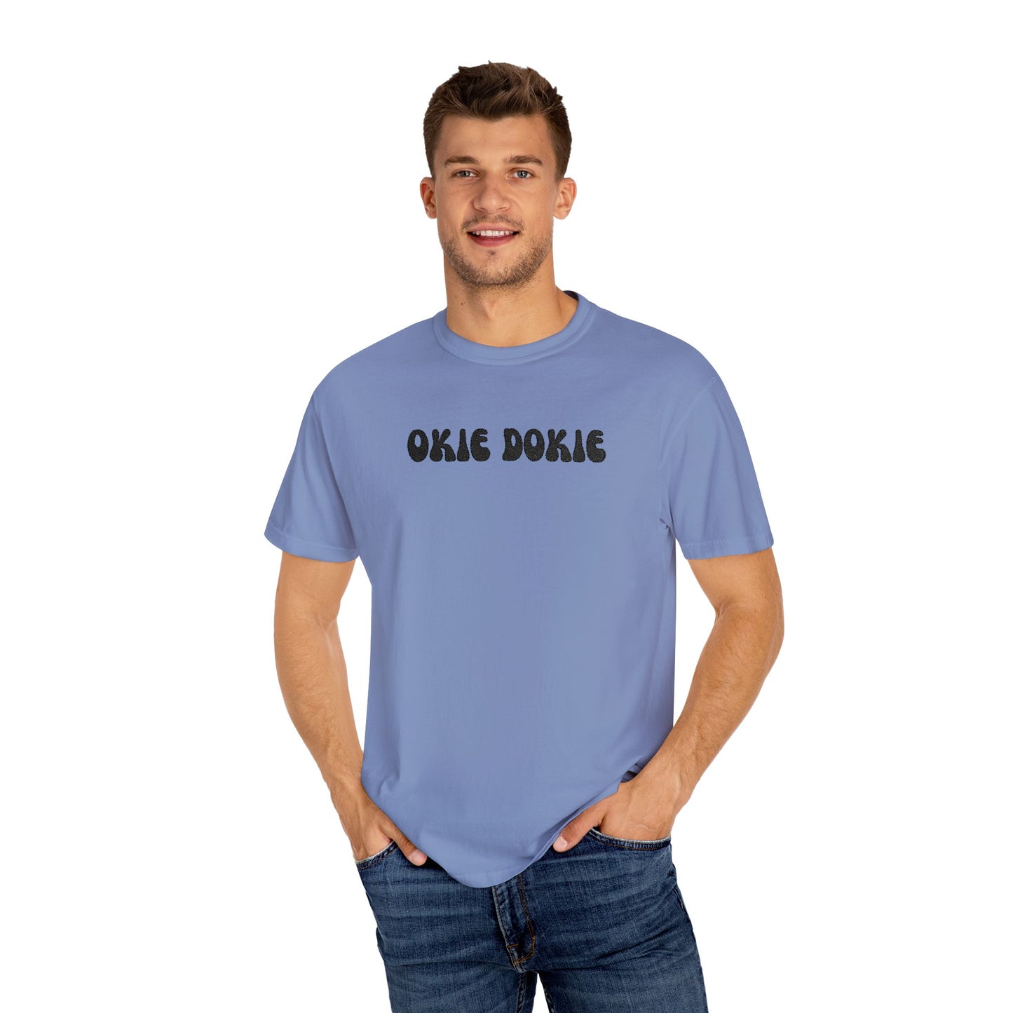 Embroidered Okie Dokie T-shirt